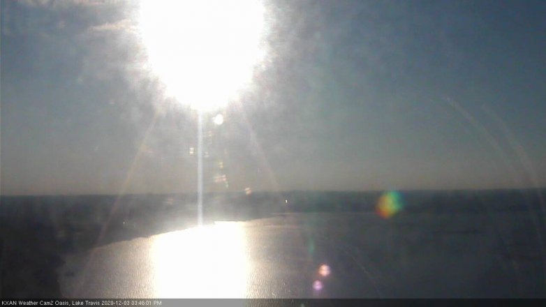 Lake Travis webcam, December 3, 2020 3:45 PM CT