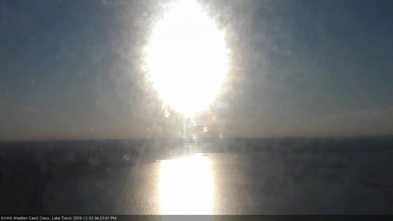 Lake Travis webcam, December 3, 2020 4:25 PM CT