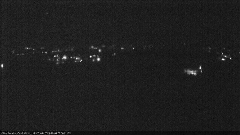 Lake Travis webcam, December 4, 2020 7:00 PM CT