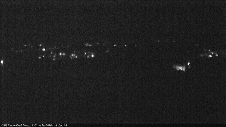 Lake Travis webcam, December 4, 2020 10:25 PM CT