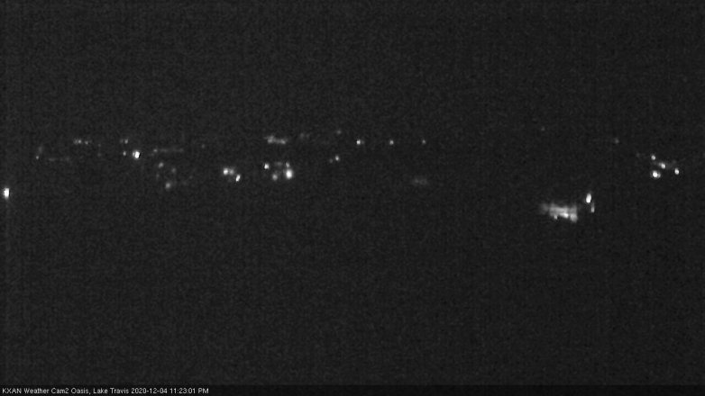 Lake Travis webcam, December 4, 2020 11:25 PM CT