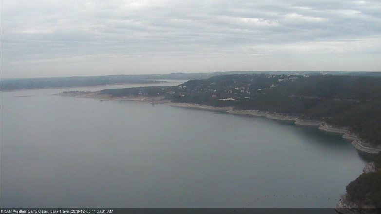Lake Travis webcam, December 5, 2020 11:00 AM CT