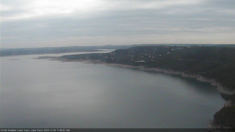 Lake Travis webcam, December 5, 2020 11:45 AM CT