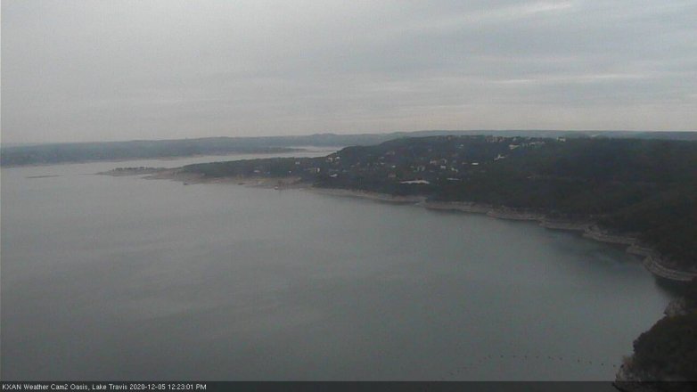 Lake Travis webcam, December 5, 2020 12:25 PM CT