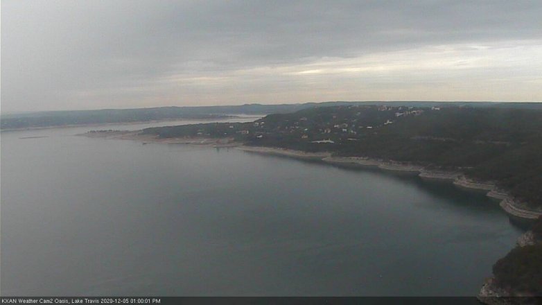 Lake Travis webcam, December 5, 2020 1:00 PM CT