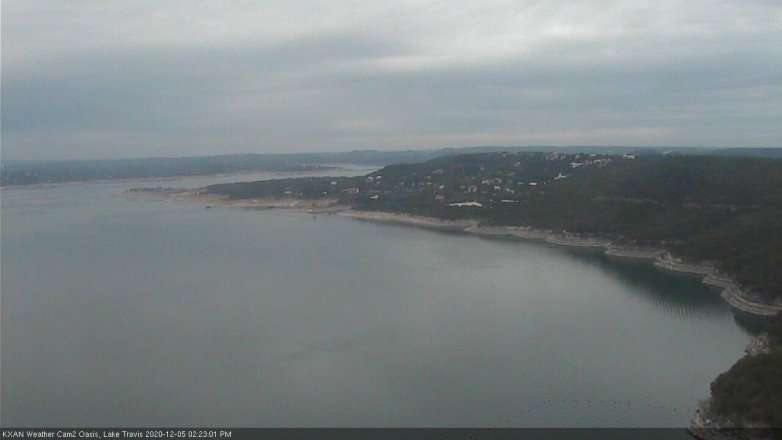 Lake Travis webcam, December 5, 2020 2:25 PM CT