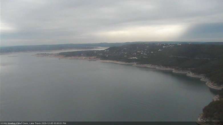 Lake Travis webcam, December 5, 2020 3:00 PM CT