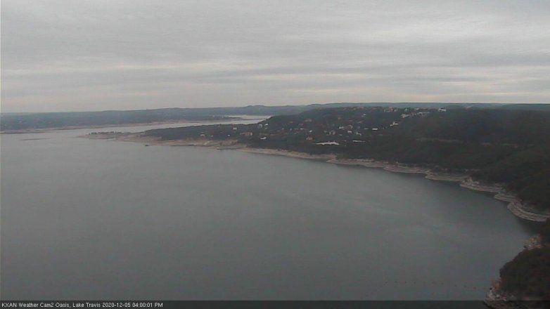 Lake Travis webcam, December 5, 2020 4:00 PM CT