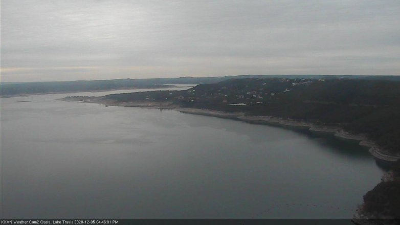 Lake Travis webcam, December 5, 2020 4:45 PM CT