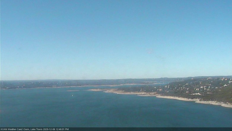 Lake Travis webcam, December 6, 2020 12:45 PM CT