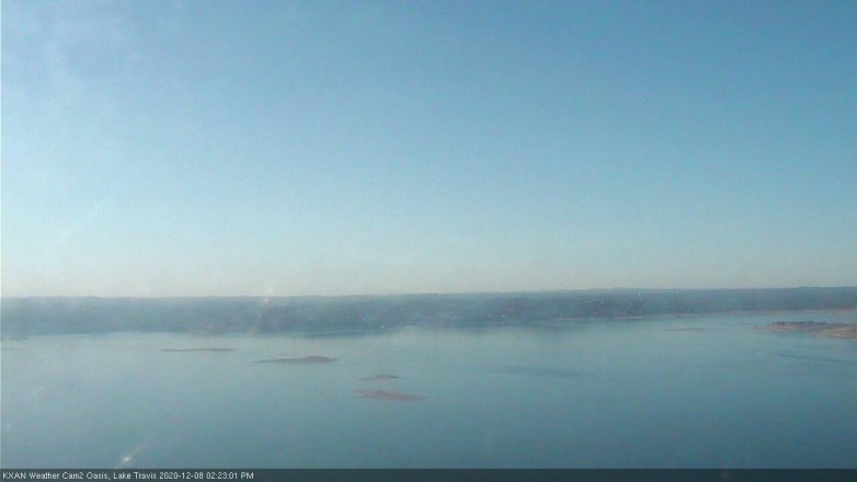 Lake Travis webcam, December 8, 2020 2:25 PM CT