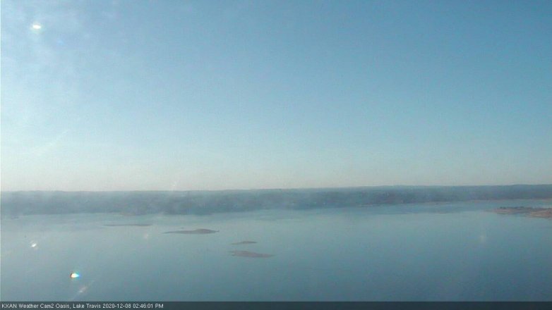 Lake Travis webcam, December 8, 2020 2:45 PM CT