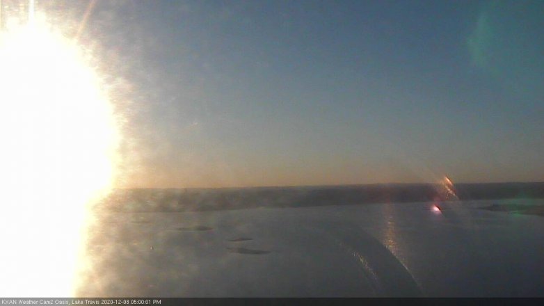 Lake Travis webcam, December 8, 2020 5:00 PM CT