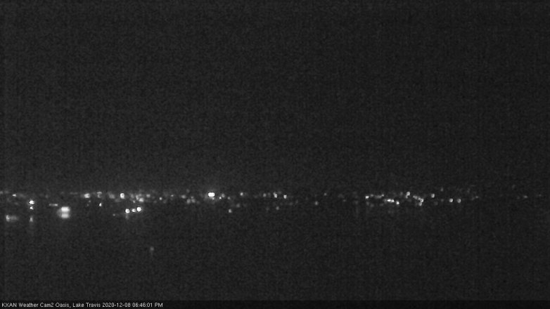 Lake Travis webcam, December 8, 2020 6:45 PM CT