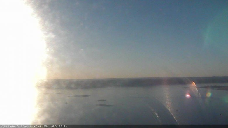 Lake Travis webcam, December 9, 2020 4:45 PM CT