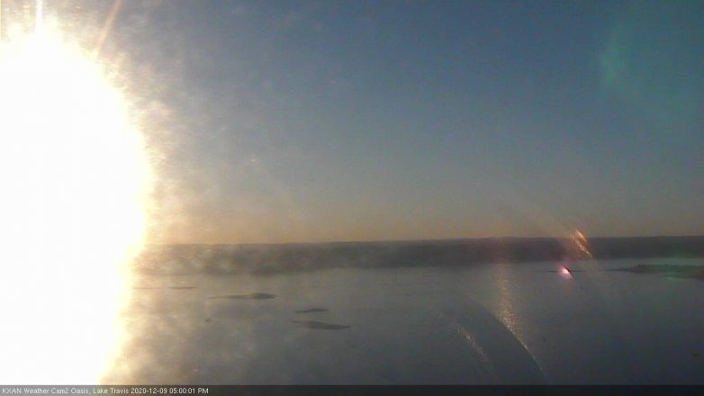 Lake Travis webcam, December 9, 2020 5:00 PM CT