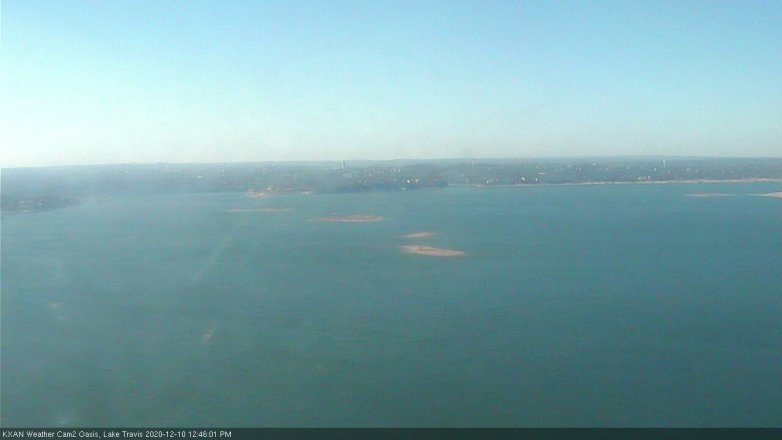Lake Travis webcam, December 10, 2020 12:45 PM CT