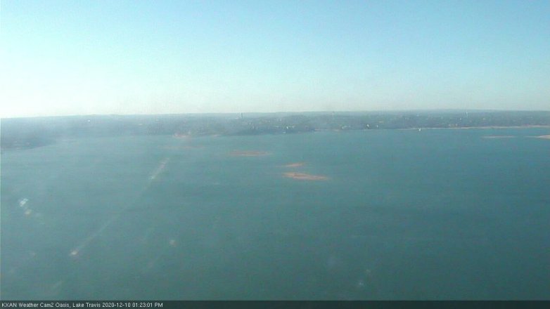 Lake Travis webcam, December 10, 2020 1:25 PM CT