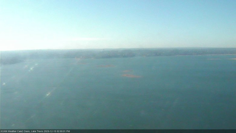 Lake Travis webcam, December 10, 2020 2:00 PM CT