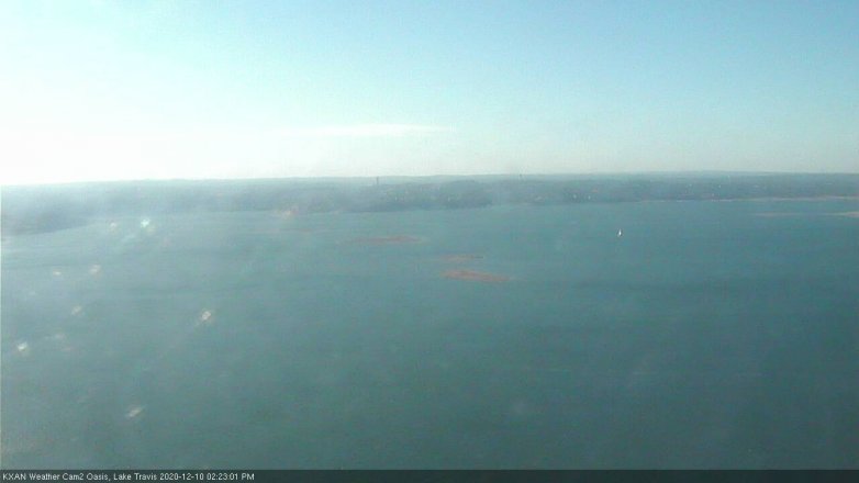 Lake Travis webcam, December 10, 2020 2:25 PM CT