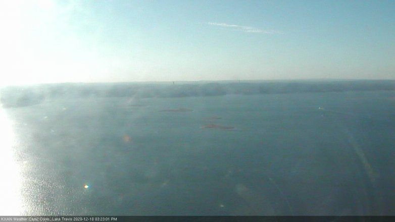 Lake Travis webcam, December 10, 2020 3:25 PM CT
