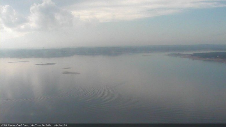 Lake Travis webcam, December 11, 2020 3:45 PM CT