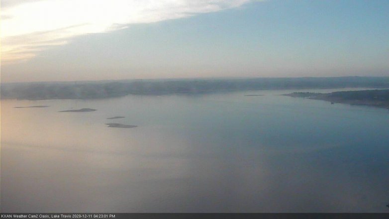 Lake Travis webcam, December 11, 2020 4:25 PM CT