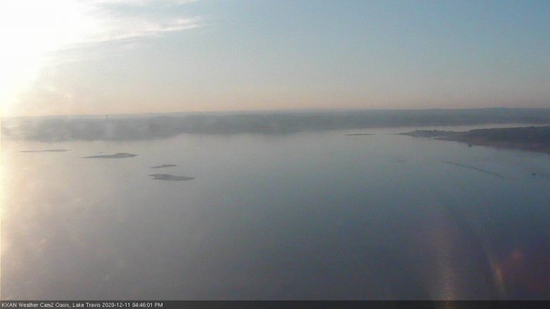Lake Travis webcam, December 11, 2020 4:45 PM CT