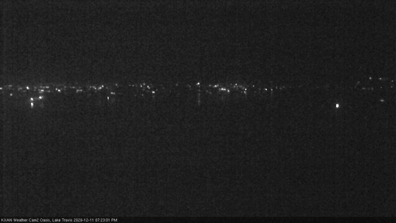 Lake Travis webcam, December 11, 2020 7:25 PM CT
