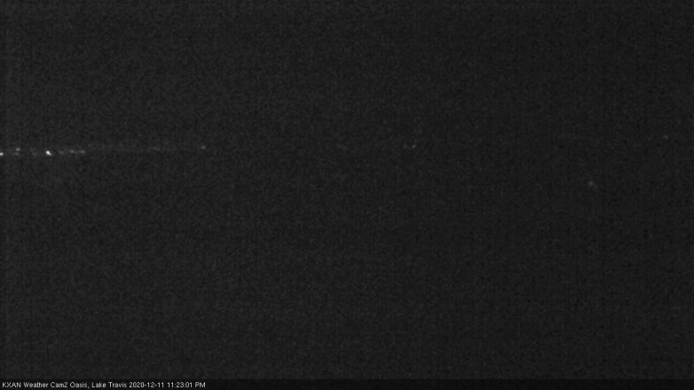 Lake Travis webcam, December 11, 2020 11:25 PM CT