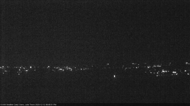 Lake Travis webcam, December 12, 2020 6:45 PM CT