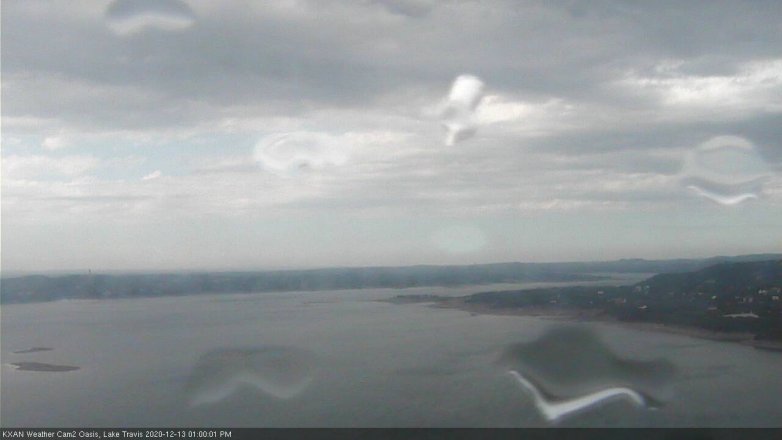 Lake Travis webcam, December 13, 2020 1:00 PM CT