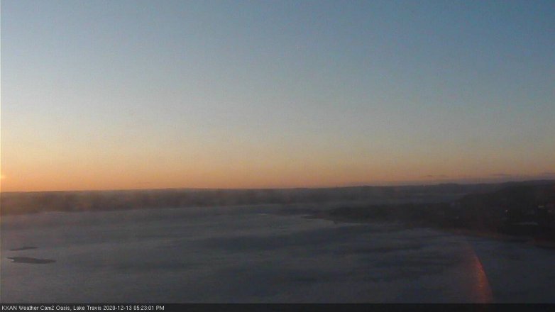 Lake Travis webcam, December 13, 2020 5:25 PM CT
