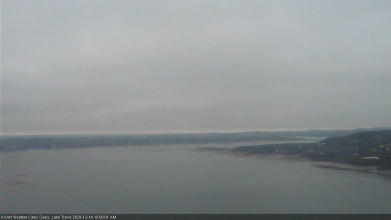 Lake Travis webcam, December 14, 2020 10:00 AM CT