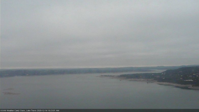 Lake Travis webcam, December 14, 2020 10:25 AM CT