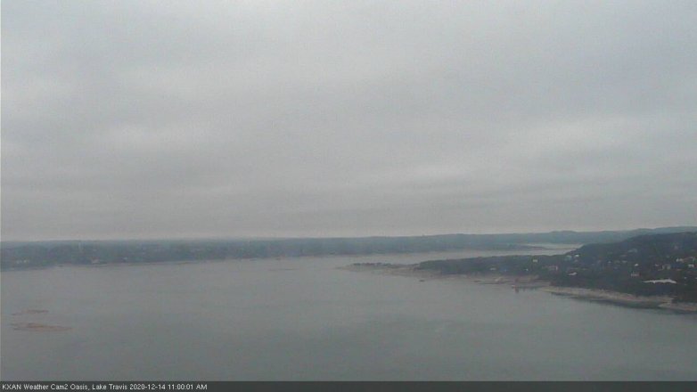 Lake Travis webcam, December 14, 2020 11:00 AM CT