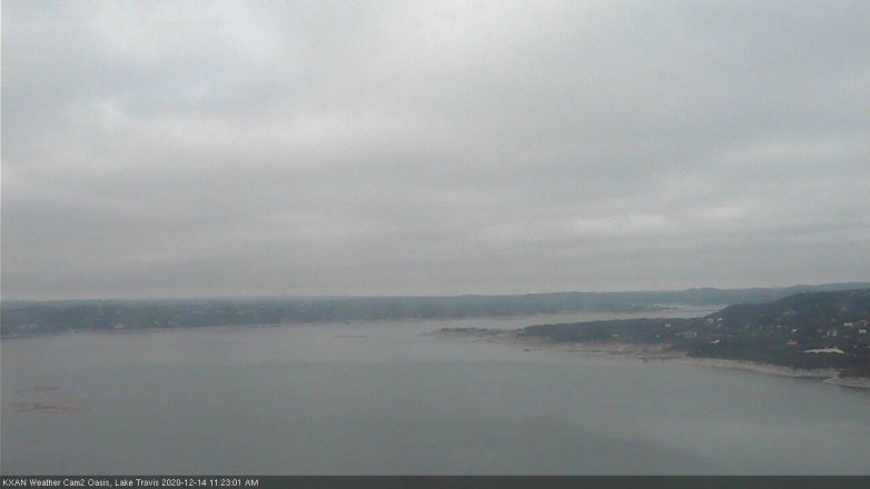 Lake Travis webcam, December 14, 2020 11:25 AM CT