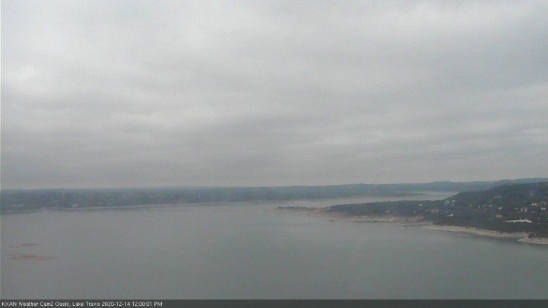 Lake Travis webcam, December 14, 2020 12:00 PM CT