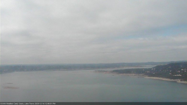Lake Travis webcam, December 14, 2020 12:45 PM CT