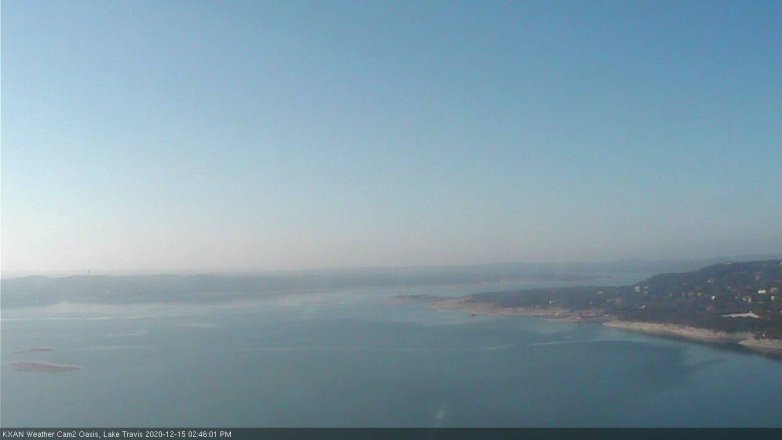 Lake Travis webcam, December 15, 2020 2:45 PM CT