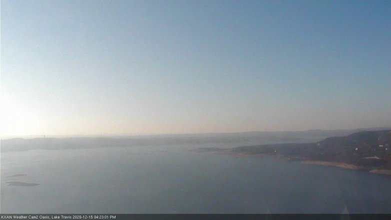 Lake Travis webcam, December 15, 2020 4:25 PM CT