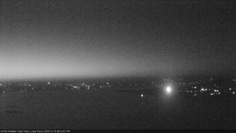 Lake Travis webcam, December 15, 2020 6:25 PM CT