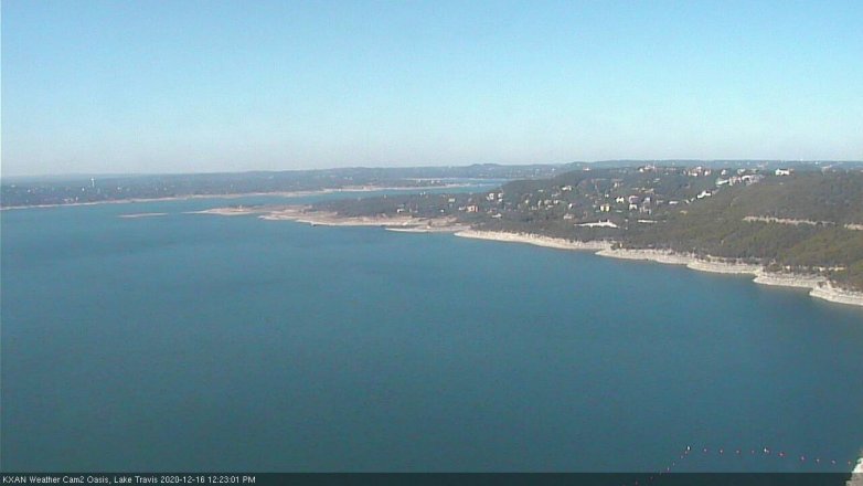 Lake Travis webcam, December 16, 2020 12:25 PM CT