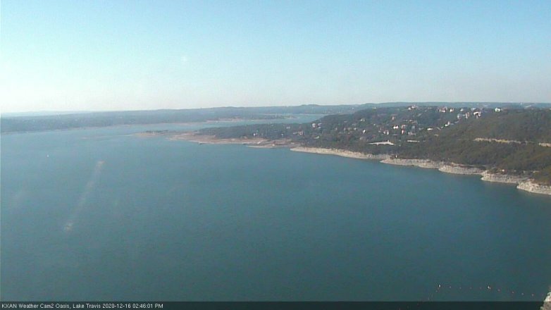 Lake Travis webcam, December 16, 2020 2:45 PM CT