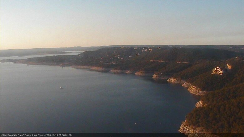 Lake Travis webcam, December 16, 2020 5:00 PM CT