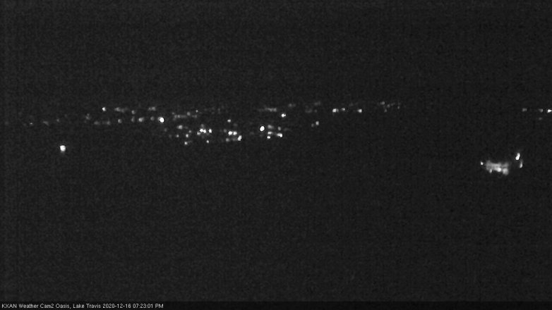 Lake Travis webcam, December 16, 2020 7:25 PM CT
