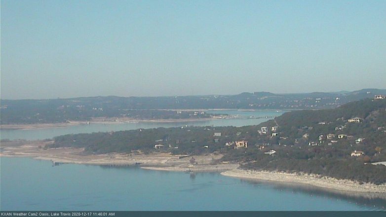 Lake Travis webcam, December 17, 2020 11:45 AM CT