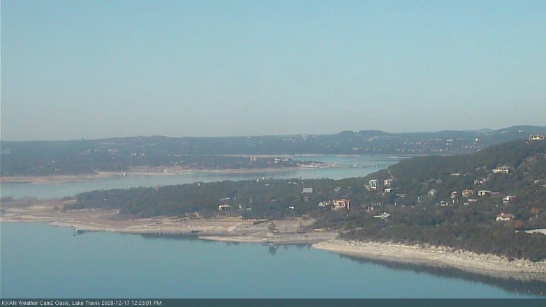 Lake Travis webcam, December 17, 2020 12:25 PM CT