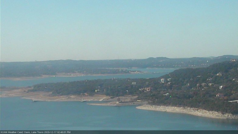 Lake Travis webcam, December 17, 2020 2:45 PM CT