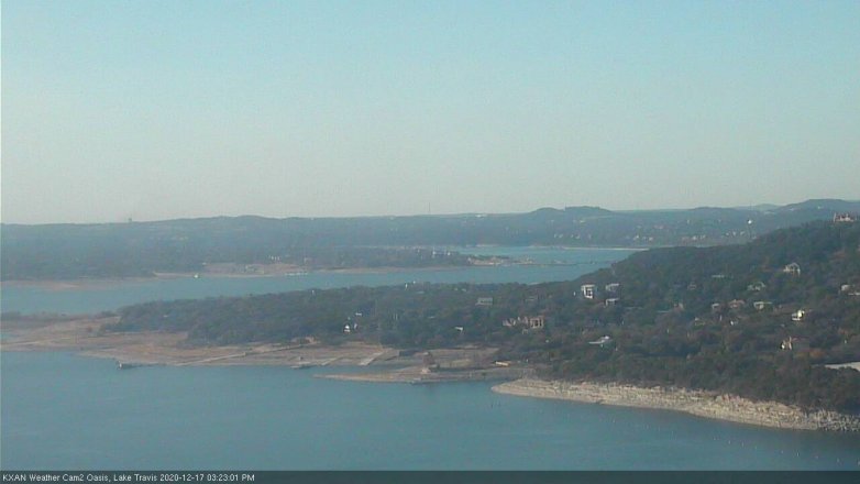 Lake Travis webcam, December 17, 2020 3:25 PM CT